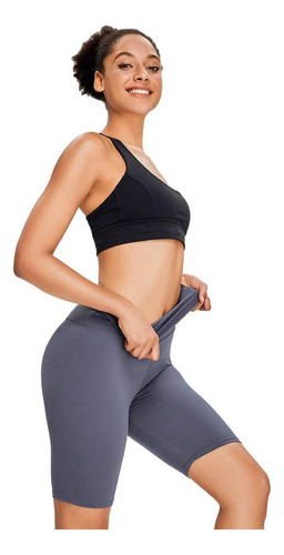 Pantalones Cortos De Ciclismo Ajustados Para Yoga Para Mujer
