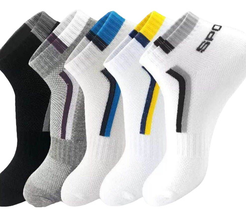 5 Pares Oferta Calcetines Altos De Algodón Grueso Hombre