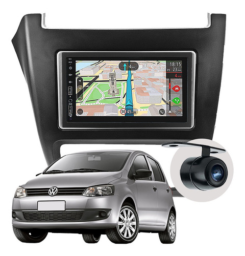 Central Multimídia Android Volkswagen Fox 2010 2014