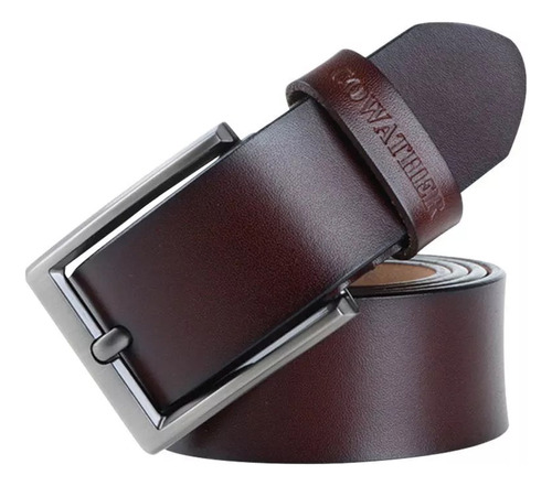 Cinturón De Cuero Para Hombre Marca Cowather Modelo Cf001