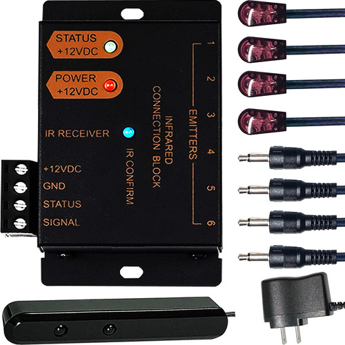 Ensigear 1x6 Ir Repeater System - Hidden Ir Control Extender