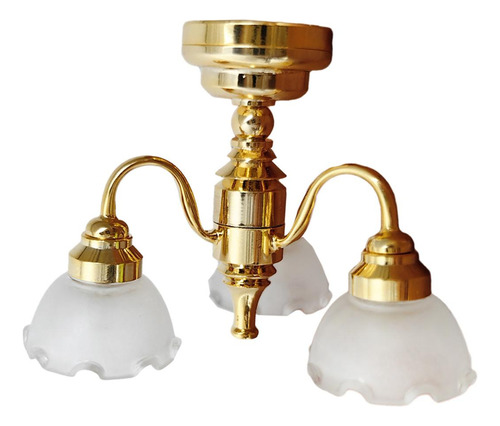 Lámpara Colgante Modelo Casa De Muñecas Luz De Techo Led