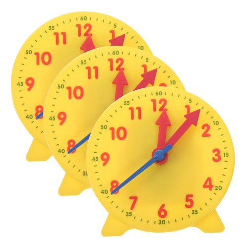 Learn Tell Time, Modelo De Reloj, Material Didáctico De Escr