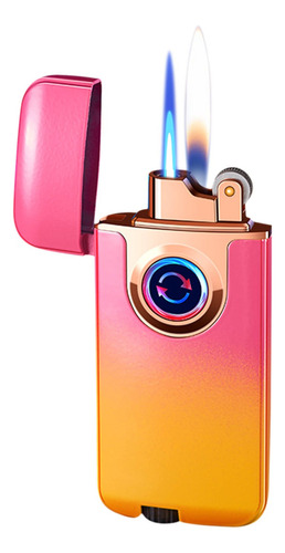 Encendedor De Gas L Cool Lighters, Inflable Blue Flame, 08or