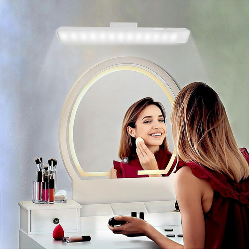 Lampara De Pared De Lectura Led Regulable Con Control Remoto Estructura Blanco