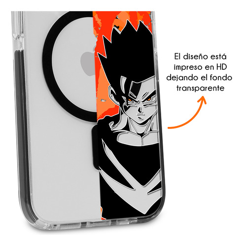 Funda Para iPhone Magsafe Dragon Ball Z Gohan Antigolpes