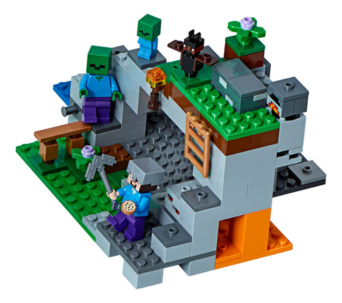 Set De Construcción Minecraft The Zombie Cave Lego