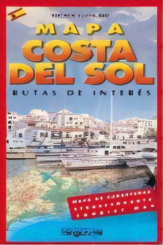 Mapa De La Costa Del Sol, De Aa.vv. Editorial Arguval En Español