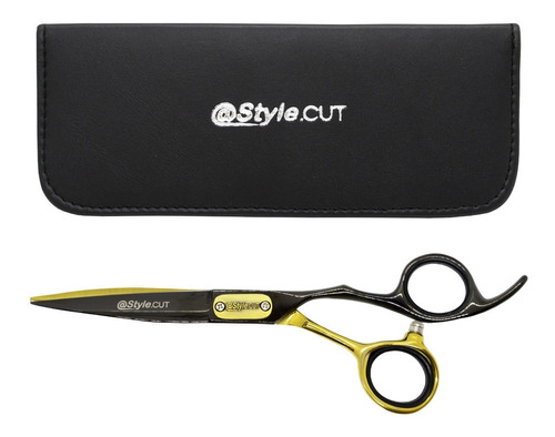 Style.cut Tijera Black Gold Curva Corte Pelo Profesional 6 