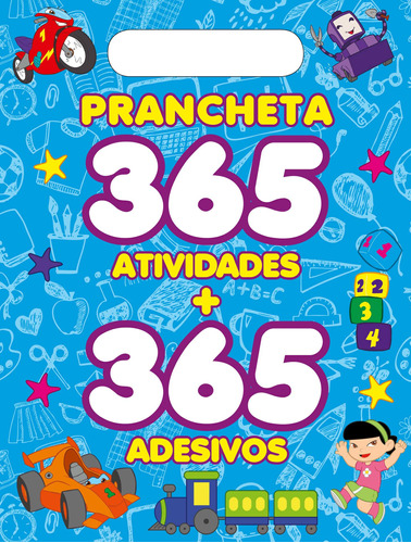 Prancheta 365 Atividades + 365 Adesivos, de On Line a. Editora IBC - Instituto Brasileiro de Cultura Ltda, capa mole em português, 2020
