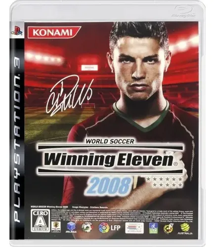World Soccer Winning Eleven 2008 Ps3 Mídia Física Seminovo