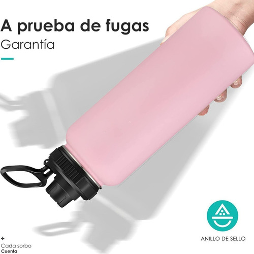Bote De Viaje Para Botellas De Agua Fría Y Caliente De Acero
