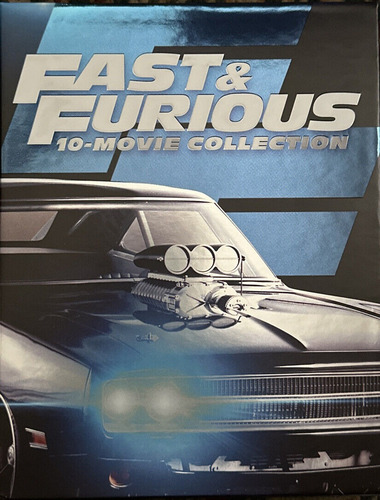 Blu Ray Fast & And Furious 10 Movie Collection Box