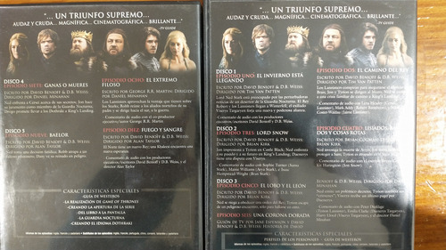 Game Of Thrones (temporada 1) (5 Dvd Box) (original) Zona 4 (Usado)