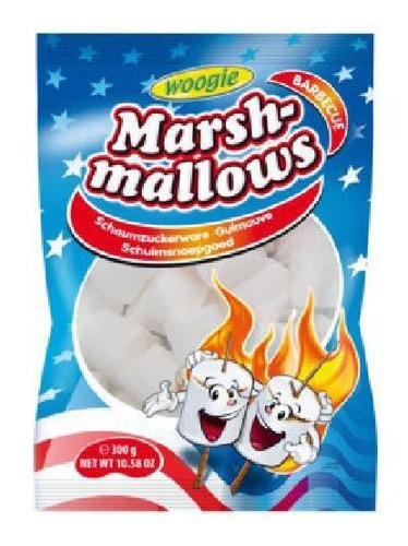 Pacote Marshmallows Woogle 300g - Sabor Original Americano