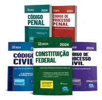Comprar Constituição Federal + Código Civil + Código De Processo Civil + Código Penal + Código De Processo Penal 2024 - Lei Seca