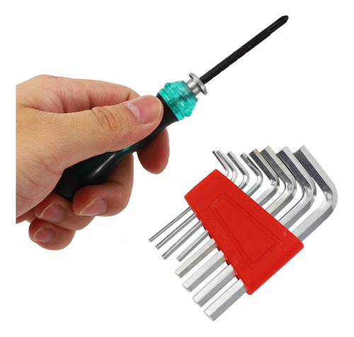 Destornillador Hexagonal Tipo L Para Guitarra Eléctrica Y Ba