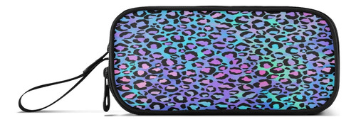 Estuche Para Lápices Estampado De Leopardo Grande