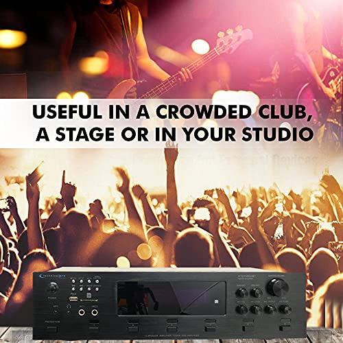 Amplificador Híbrido Bluetooth Digital Technical Pro De 6000