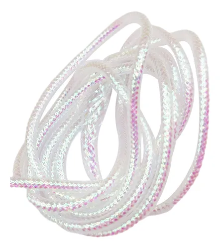 4 X 2-4pack 4m Mylar Braid Tubing Braided White 4 Pcs