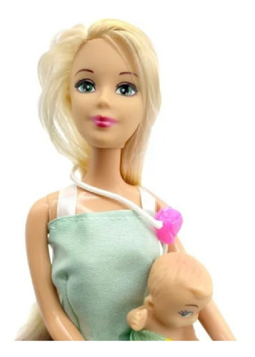 Imagen 5 de 6 de Muñeca Kiara Pediatra Con Bebes Y Accesorios Poppi Doll