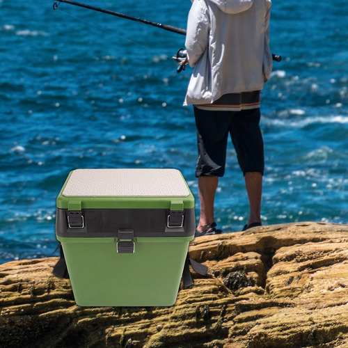 Pesca Multiuso Tackle Box Pesca Bucket Seat Travel Robusta
