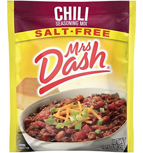 Mezcla De Condimentos Sin Sal Dash Chili 1.25 Onzas