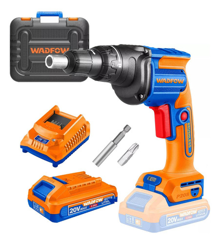 Atornillador Durlock 20v Brushless Wadfow Inalambrico 20v Color Naranja