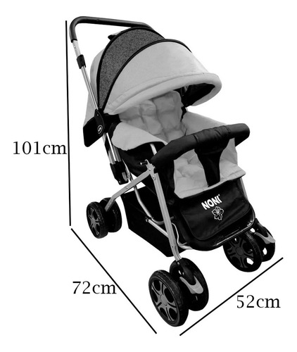 Carriola Para Bebe Angelín Reversible Colores 555g