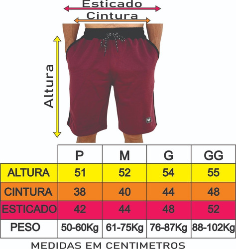 Imagem 4 de 4 de Kit Com 4 Bermuda Masculina Moletom Original Academia