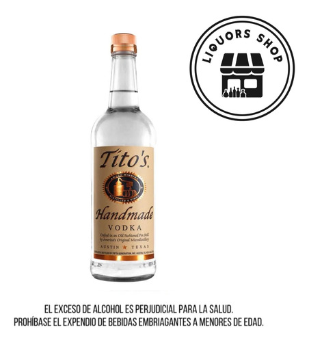 Vodka Titos Handmade 750 Ml