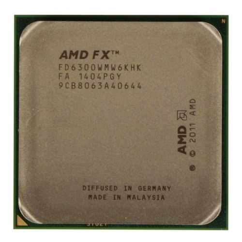 Imagem 1 de 2 de Processador AMD FX 6-Core Black 6300 FD6300WMW6KHK de 6 núcleos e  3.8GHz de frequência