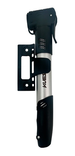 Imagen 1 de 4 de Inflador Bici De Mano Aluminio Telescópico Doble Válvula
