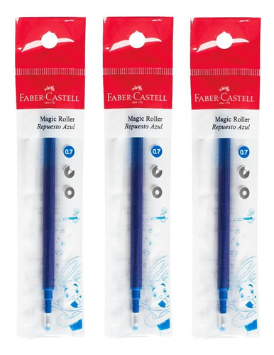 Repuesto Roller Friccion Faber Castell Magic Borrable X 3 Un