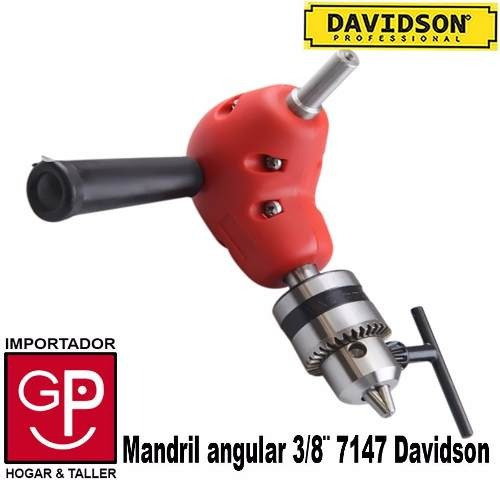 Mandril Angular 3/8' 10mm 7147 Davidson G P