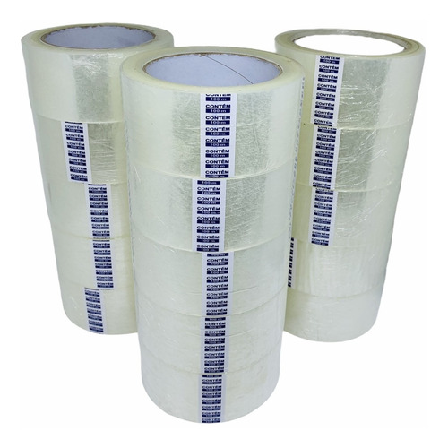 Imagem 1 de 4 de 5 Fitas Adesivas Transparente 45mm X 100mts Largo Embalagem