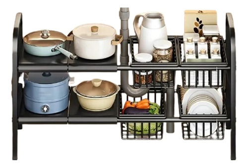 Rack Cocina Debajo Del Fregadero Organizador Modular Armable