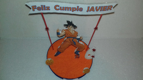 Para Decorar Tu Torta Personalizado De Dragon Ball Z 250