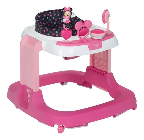 Andadera Caminadora Para Bebe Moderna Minnie Mouse Rosa 