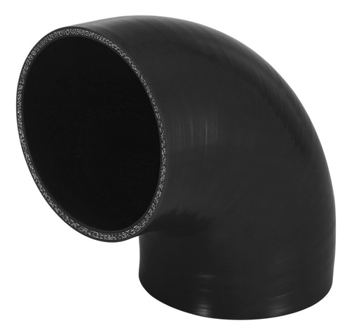 Manguera De Silicon Codo 90 Grados Intercooler 102mm Negro
