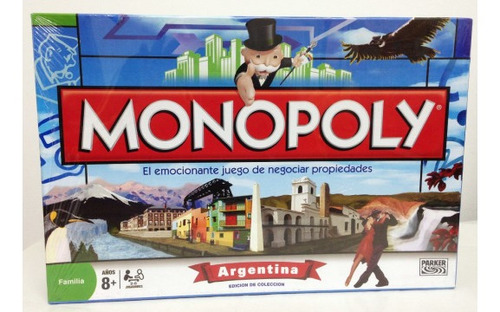 Juego De Mesa Monopoly Argentina Ficha Metal Toyco Nryj