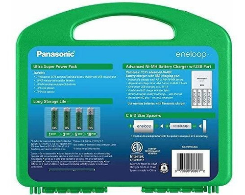 Panasonic Kjmcza Eneloop Power Pack Aa Aaa Adapters