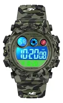 Comprar Reloj Deportivo Resistente Al Agua Niños Verde Militar