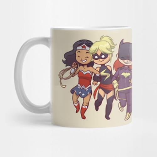 Taza Wonder Woman Mujer Maravilla Freekomic A1