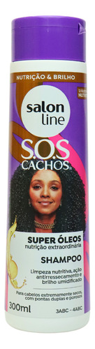 Shampoo S.o.s Cachos Super Óleos Nutrição Salon Line 300ml