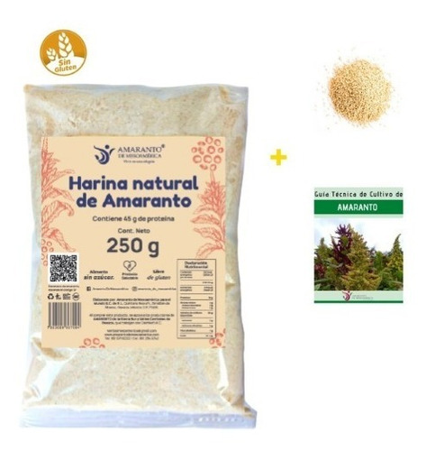 Harina De Amaranto 250 G Libre De Gluten