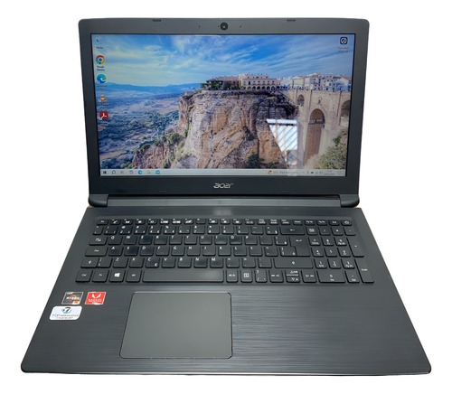 Notebook Acer Ryzen 3 8gb Tela Grande 15.6 12x Frete Grátis! Preto (Recondicionado)