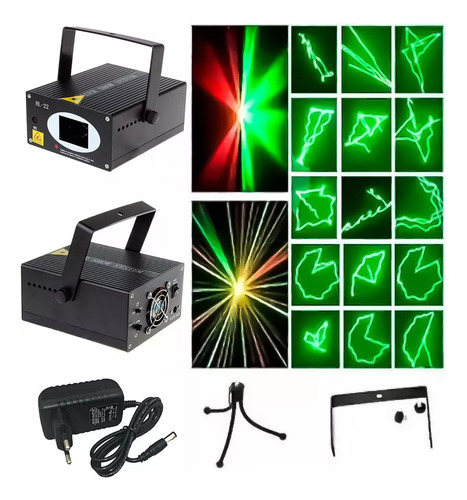 Laser Show System Luces Led Holográfico Hl-22b
