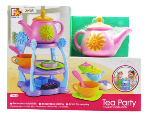 Juego De Té Para Niñas De Juguete