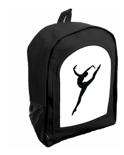 Mochila Negra Infantil Nena Nene Danza Ballet Rr28